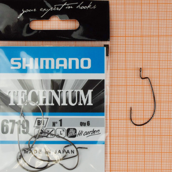 Крючки офсетные Shimano Technium, 6719, 1 ✔️ Низкие цены. ⏬ Оперативная доставка в любой регион.✈️ Вы останетесь довольны! ✌️ Заказать:☎️ +375 29 662 27 73
